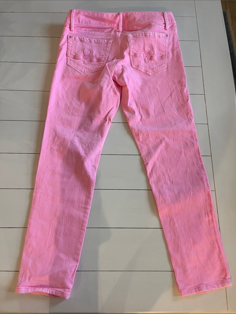 Lilly Pulitzer Bubblegum Pink High-Rise Jeans - Picture 4 of 4